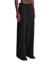 Gray Wool Tempo Pants | PDP | Antonia