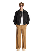 Beige Cotton Trousers | PDP | Antonia