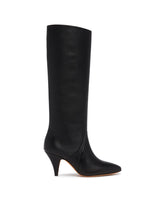 Black Leather Haze Boots | PDP | Antonia