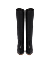 Black Leather Haze Boots | PDP | Antonia