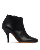 Black Credo Leather Ankle Boots | PDP | Antonia