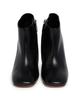 Black Credo Leather Ankle Boots | PDP | Antonia