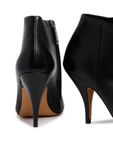 Black Credo Leather Ankle Boots | PDP | Antonia