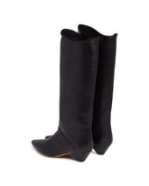 Black Romy Leather Boots | PDP | Antonia