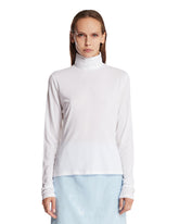 Top A Collo Alto Bianco | PDP | Antonia