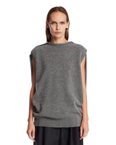 Top A Cappa In Lana Grigio | PDP | Antonia
