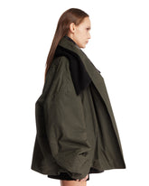 Green Oversized Merritt Down Jacket | PDP | Antonia