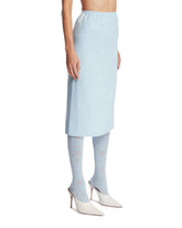 Gonna Midi In Jacquard Azzurra | PDP | Antonia