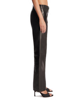Black Mita Leather Trousers | PDP | Antonia