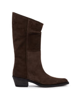 Stivali Clive In Suede Marroni | PDP | Antonia