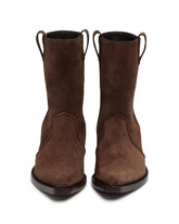 Brown Klive Leather Ankle Boots | PDP | Antonia