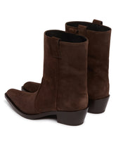 Brown Klive Leather Ankle Boots | PDP | Antonia