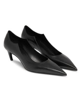 Black Valerie Leather Pumps | PDP | Antonia