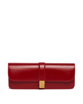 Red Blake Leather Clutch | PDP | Antonia
