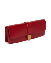 Red Blake Leather Clutch | PDP | Antonia