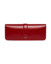 Red Blake Leather Clutch | PDP | Antonia