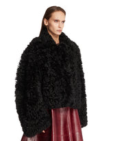 Black Shearling Jacket | PDP | Antonia