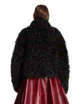 Black Shearling Jacket | PDP | Antonia
