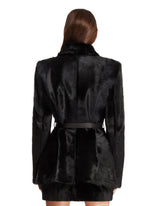 Black Aurea Shearling Coat | PDP | Antonia