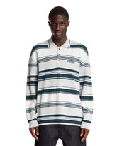 Striped Runway Polo Sweater | PDP | Antonia