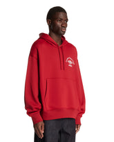 Red Runway Print Hoodie | PDP | Antonia
