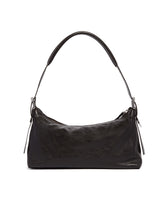 Brown Leather Belted Baguette Bag | PDP | Antonia