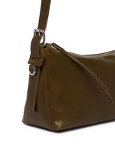 Brown Belted Baguette Bag | PDP | Antonia