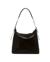 Dark Chocolate Brown Belted Hobo Bag | PDP | Antonia
