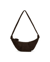 Brown Medium Croissant Bag | PDP | Antonia