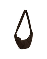Brown Medium Croissant Bag | PDP | Antonia