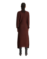 Brown Wool Midi Dress | PDP | Antonia