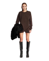Brown Wool Jumpsuit | PDP | Antonia