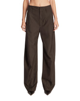 Gray Wool Blend Trousers | All | Antonia