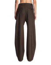 Gray Wool Blend Trousers | PDP | Antonia
