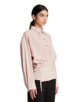Pink Twisted Cotton Shirt | PDP | Antonia