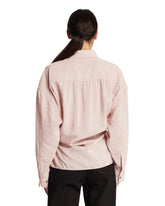 Pink Twisted Cotton Shirt | PDP | Antonia