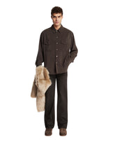 Green Convertible Collar Shirt | PDP | Antonia