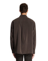 Green Convertible Collar Shirt | PDP | Antonia