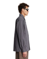 Gray Cotton Shirt | PDP | Antonia