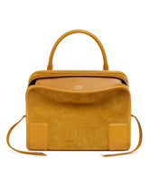 Borsa Amazona 180 Media In Suede Beige | PDP | Antonia