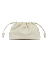 White Medium Flamenco Purse | PDP | Antonia