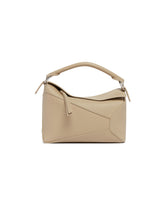Borsa Puzzle Edge Piccola Beige | PDP | Antonia