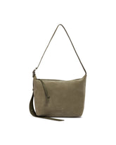 Borsa Hobo Loop Media In Pelle Verde | PDP | Antonia