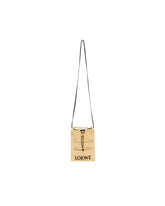 Paulas Ibiza Beige Raffia Drawstring Pouch | PDP | Antonia