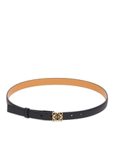 Black Pebble Leather Belt | PDP | Antonia