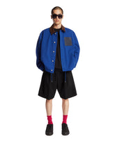 Blue Cotton Workwear Jacket | PDP | Antonia