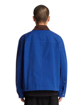 Blue Cotton Workwear Jacket | PDP | Antonia