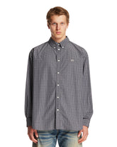 Camicia In Cotone A Quadri Nera | PDP | Antonia