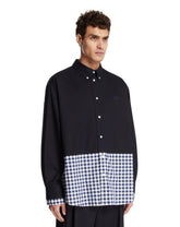 Blue Cotton Twill Shirt | PDP | Antonia