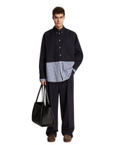 Blue Cotton Twill Shirt | PDP | Antonia